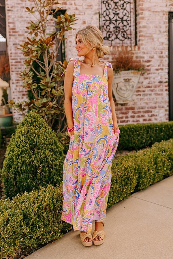 Resort Radiance Paisley Maxi Dress Product Image