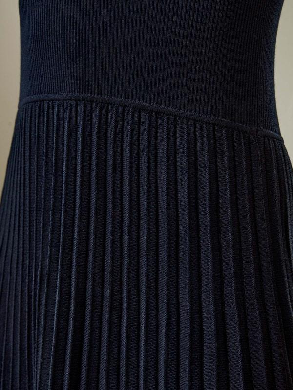 Off-Shoulder Hybrid Pleated Dress Product Image