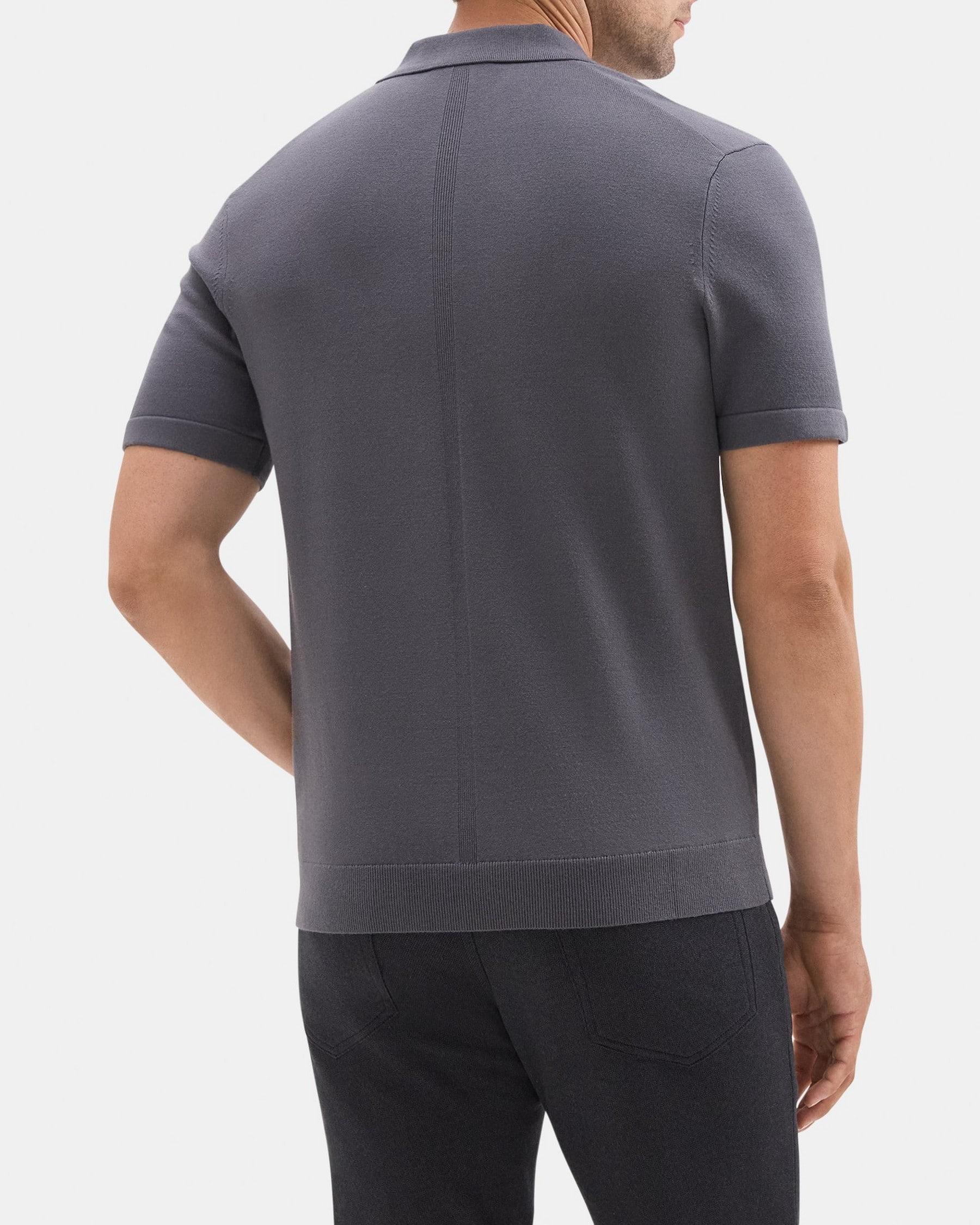 Polo Shirt in Stretch Viscose Knit Product Image