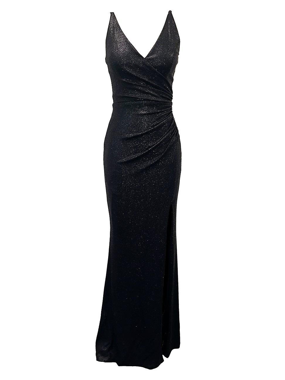 Dress the Population Jordan Shimmer Knit Gown Product Image