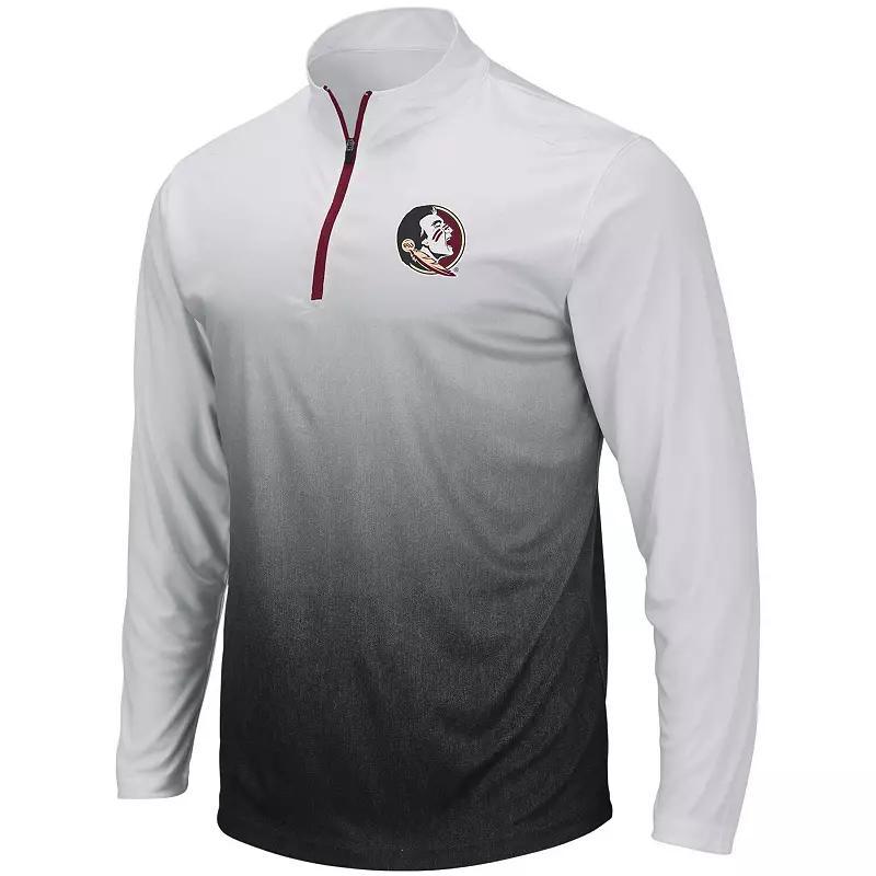 Mens Colosseum Gray Tennessee Volunteers Magic Team Logo Quarter-Zip Jacket Product Image