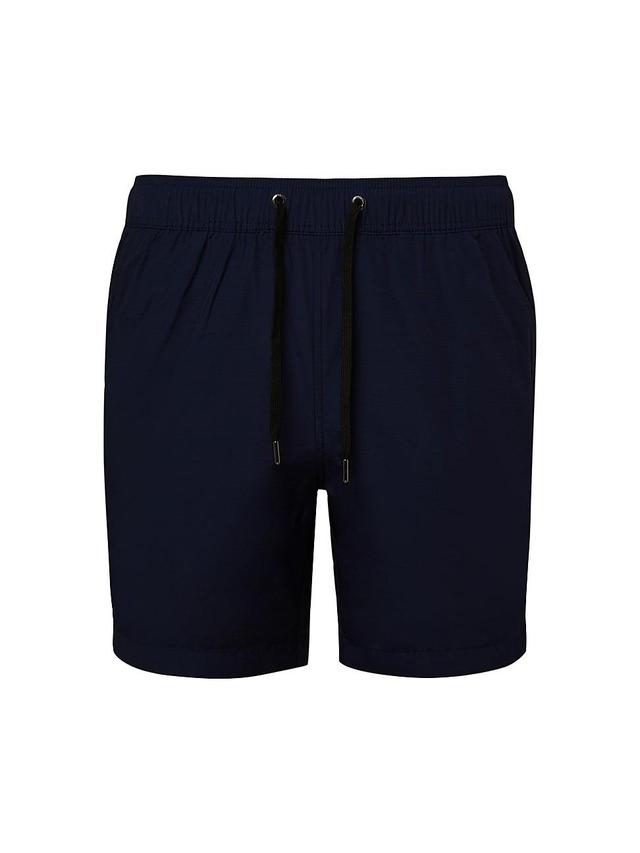 Mens Linen-Blend Drawstring Shorts Product Image