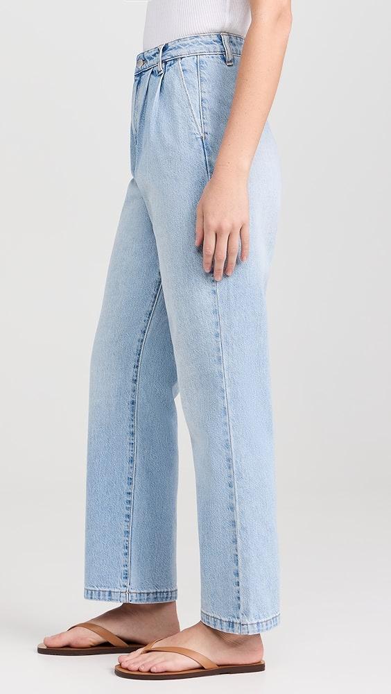 Rolla's Chloe Pleat Denim Jeans | Shopbop Product Image