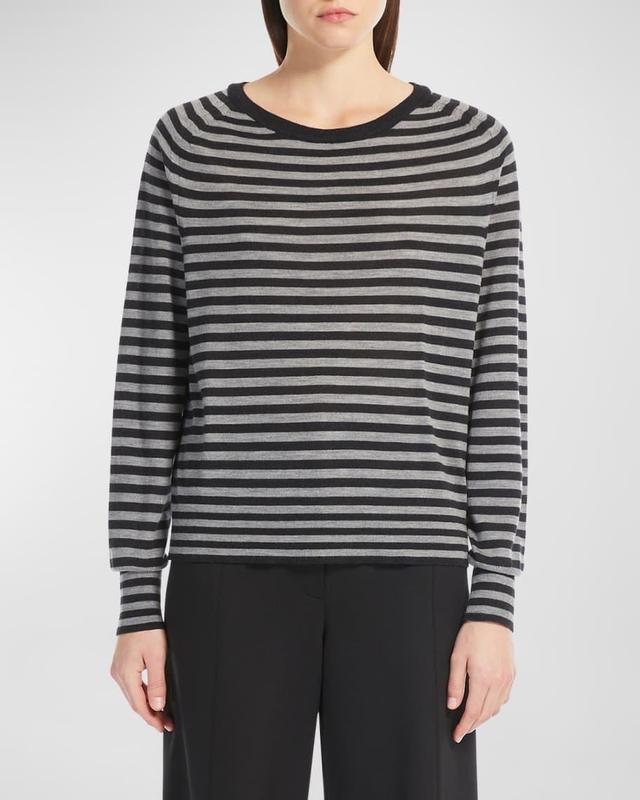 Quarry Striped Raglan-Sleeve Sweater Product Image