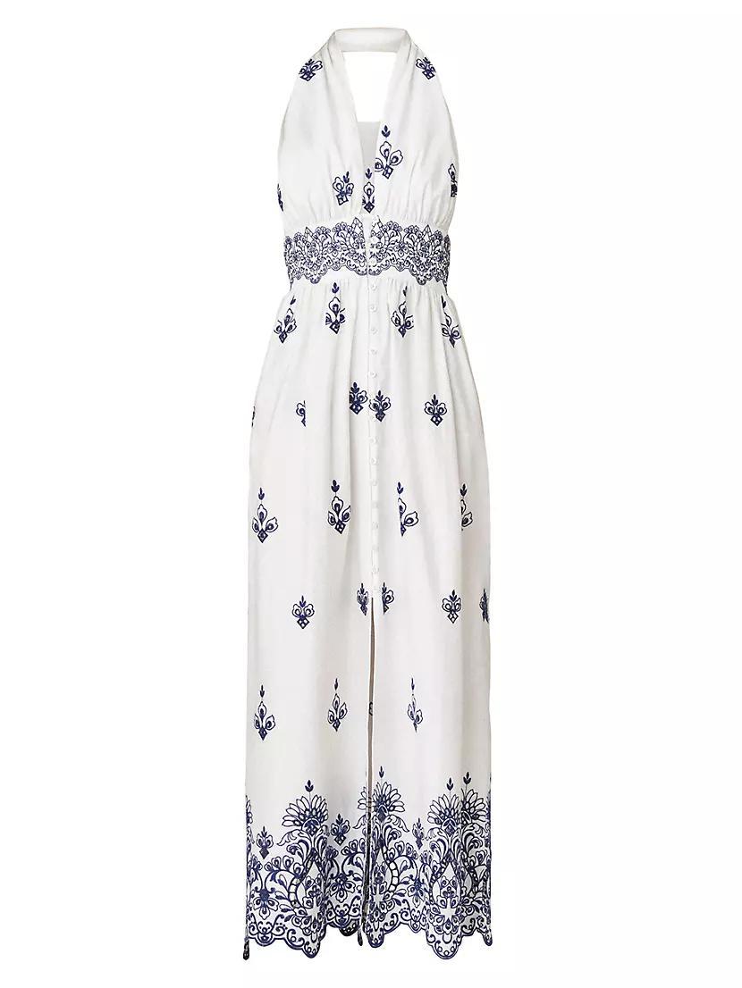 Marguerite Arabesque Cotton Maxi Dress Product Image