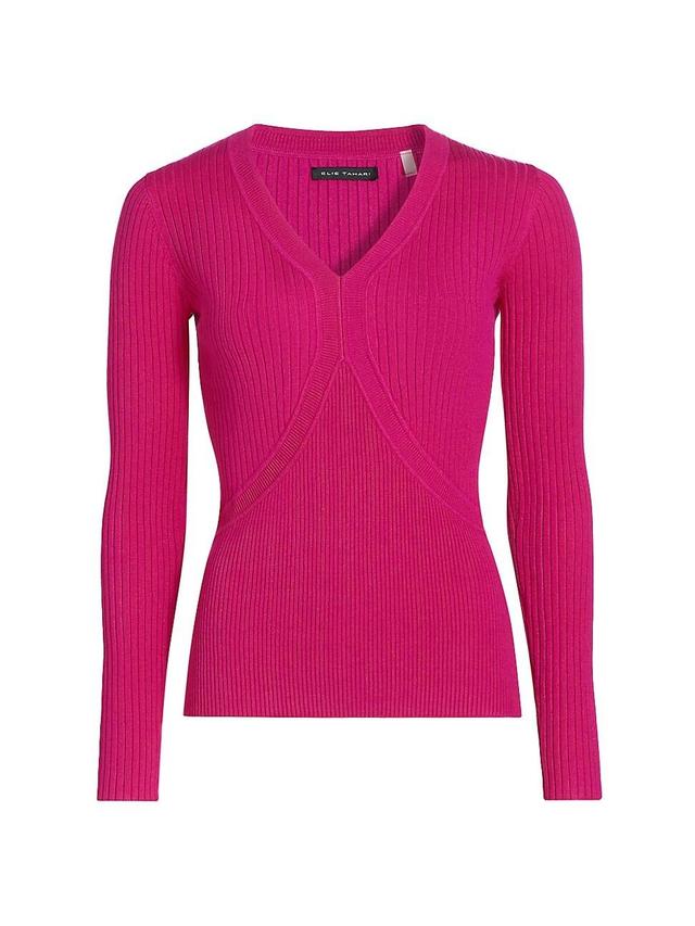 Womens The Veronica V-Neck Sweater Product Image