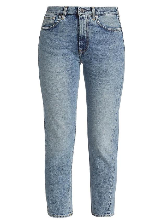 Totme Twisted Seam Organic Cotton Straight Leg Jeans Product Image