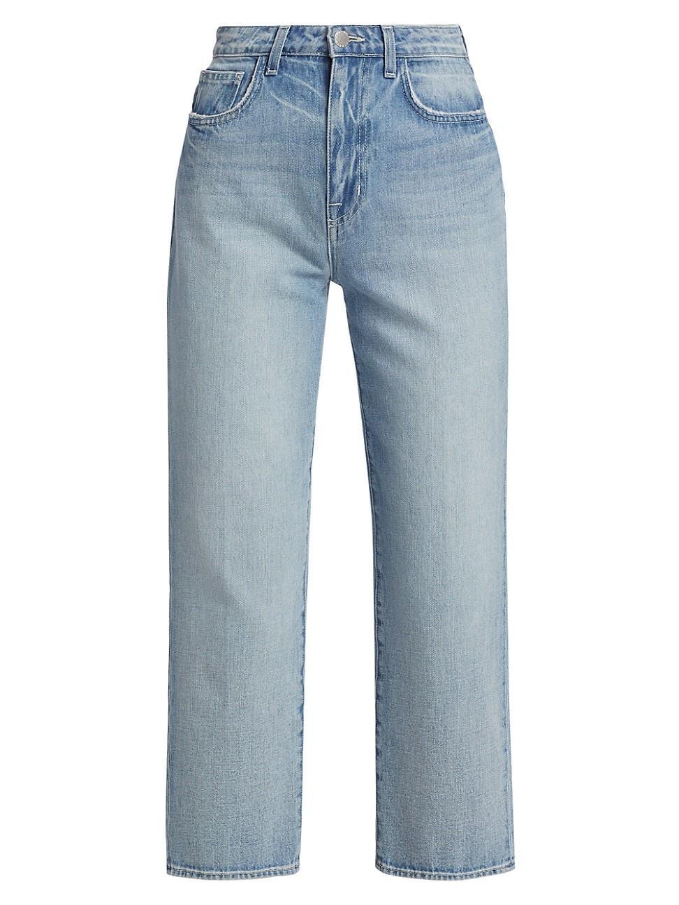 Womens June High-Rise Crop Stovepipe Jeans product image