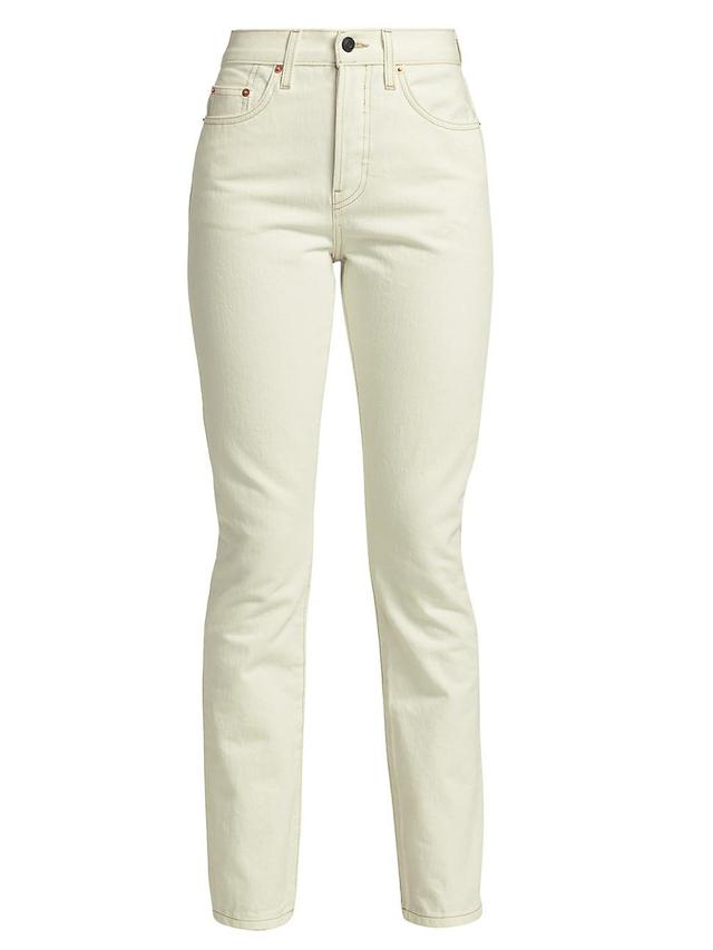 Womens High-Rise Skinny Jeans Product Image