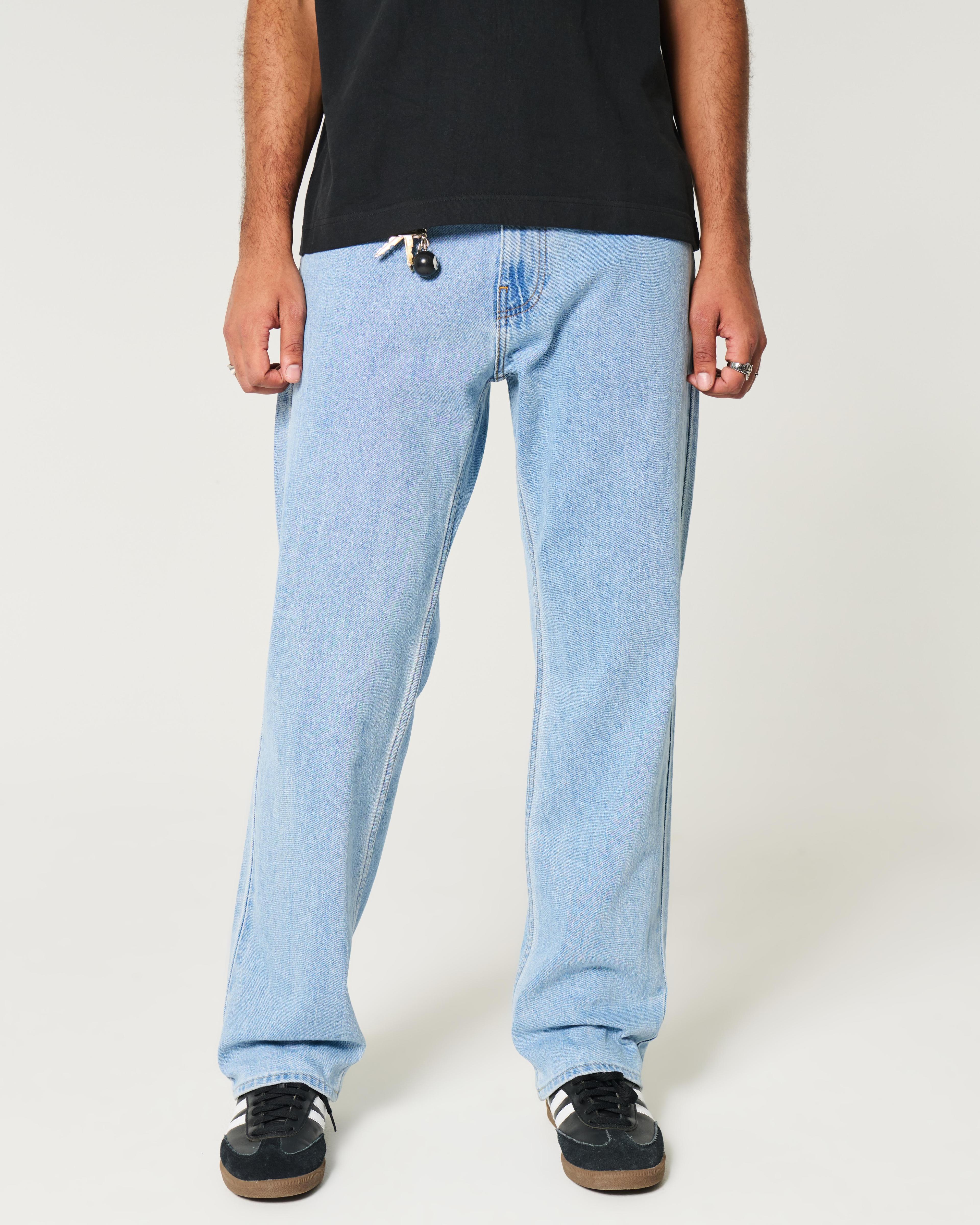 Light Wash Loose Jeans Product Image