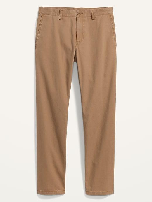 Loose Lived-In Khaki Non-Stretch Pants Product Image