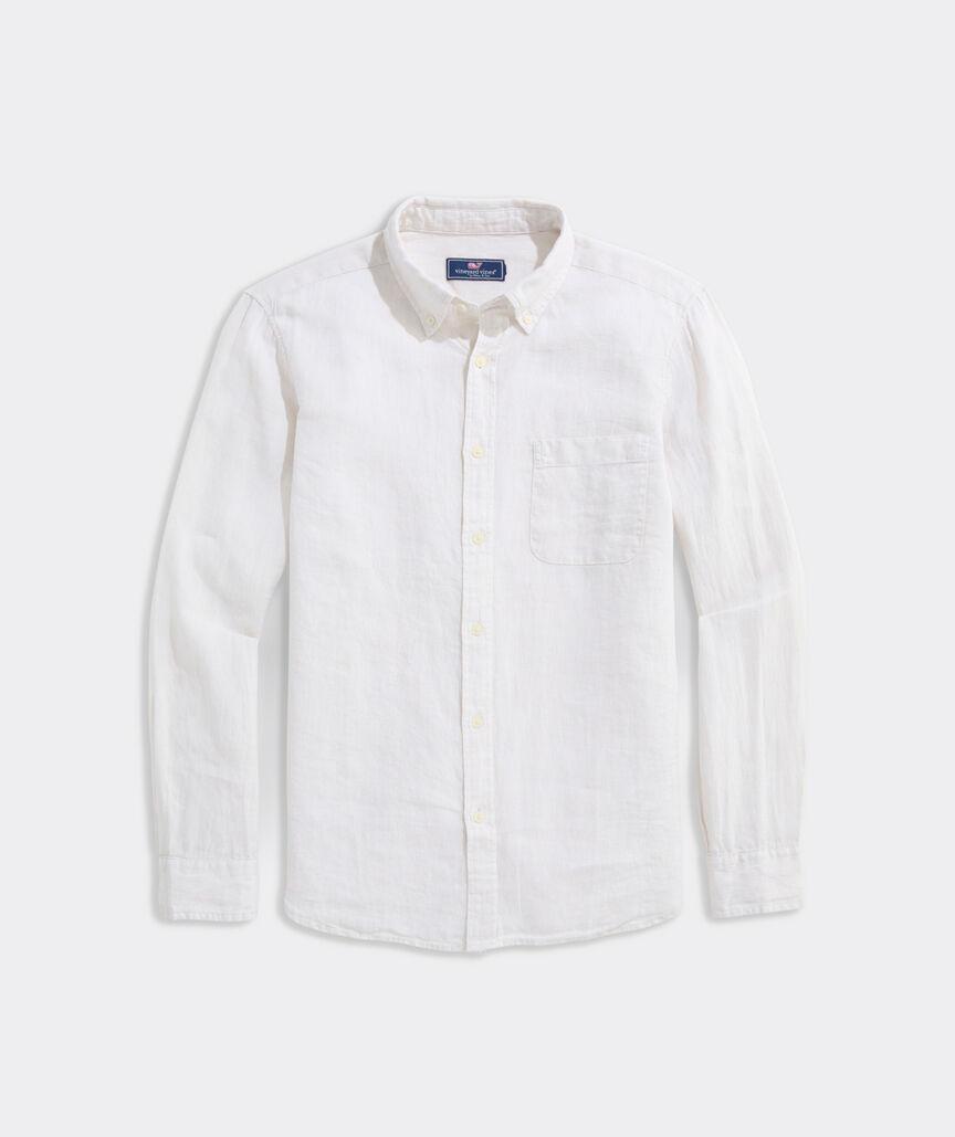 Surfside Solid Linen Shirt Product Image