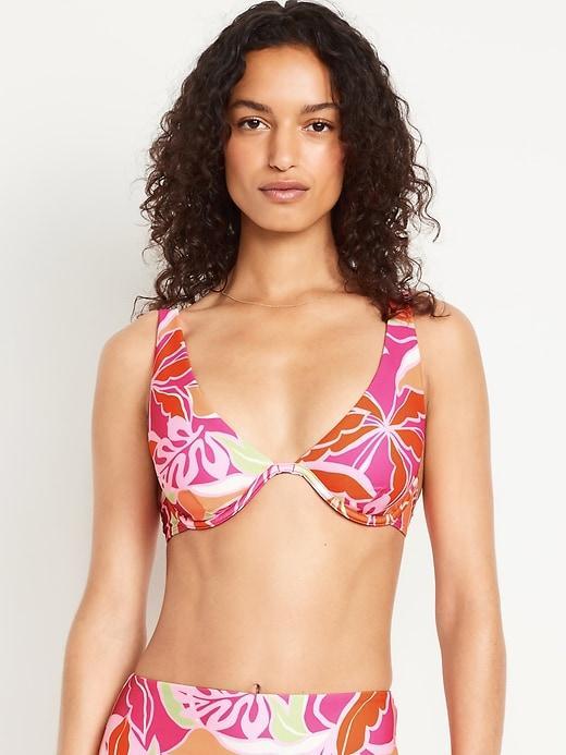 Underwire Bikini Swim Top Product Image