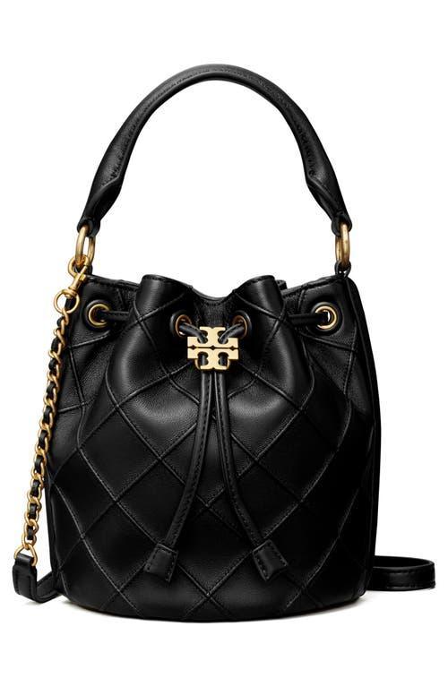 Tory Burch Small Fleming Soft Leather Bucket Bag Product Image