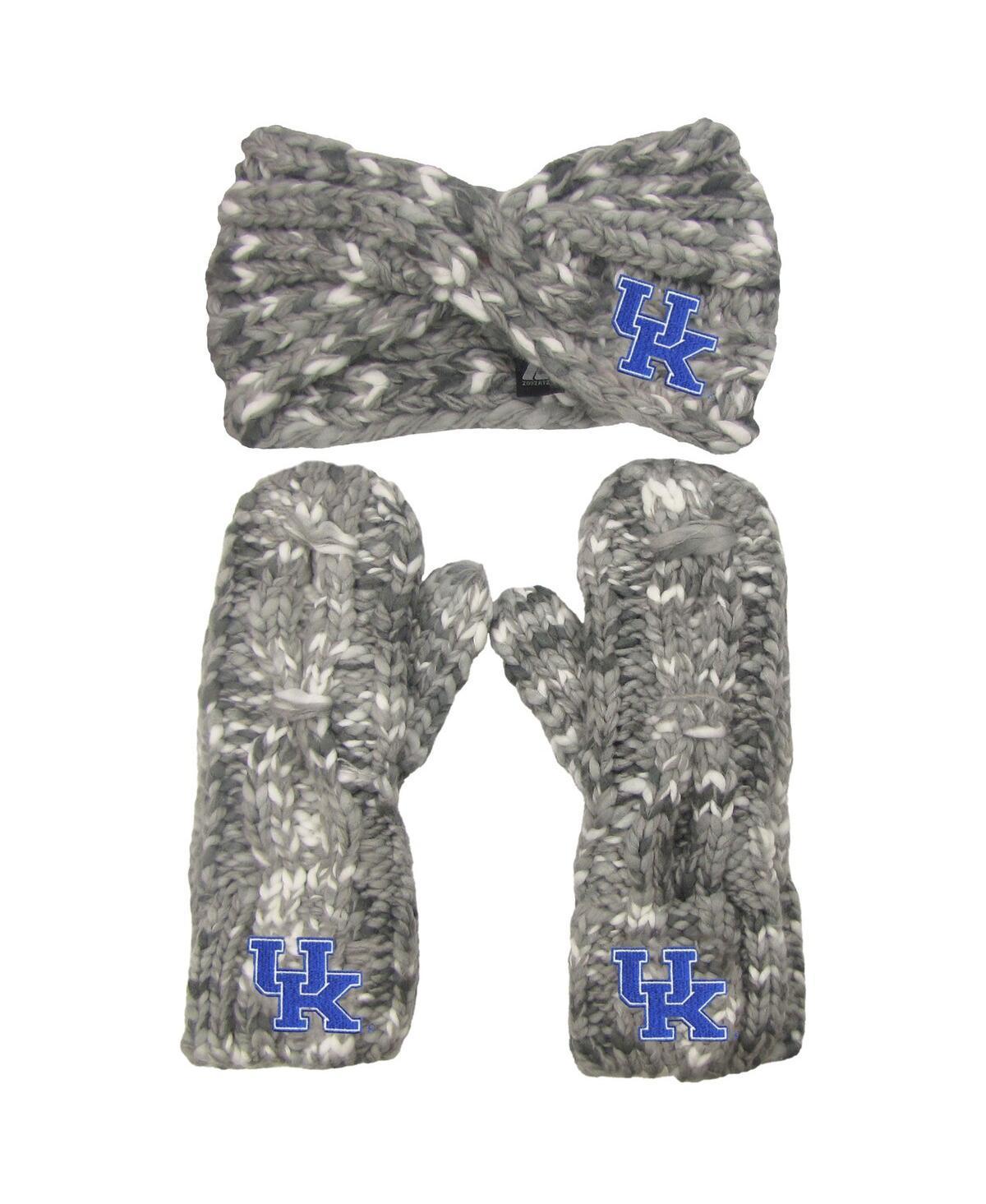 Womens ZooZatz Sporting Kansas City Marled Headband and Mittens Set Product Image