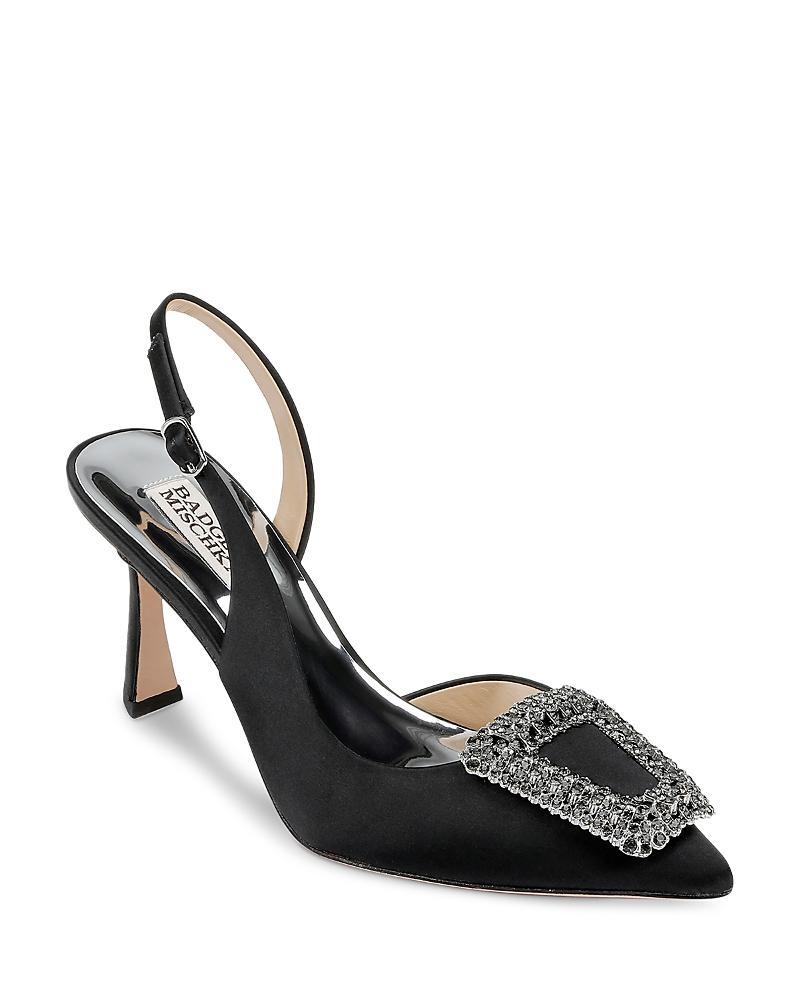 Badgley Mischka Collection Enida Slingback Half dOrsay Pointed Toe Pump Product Image