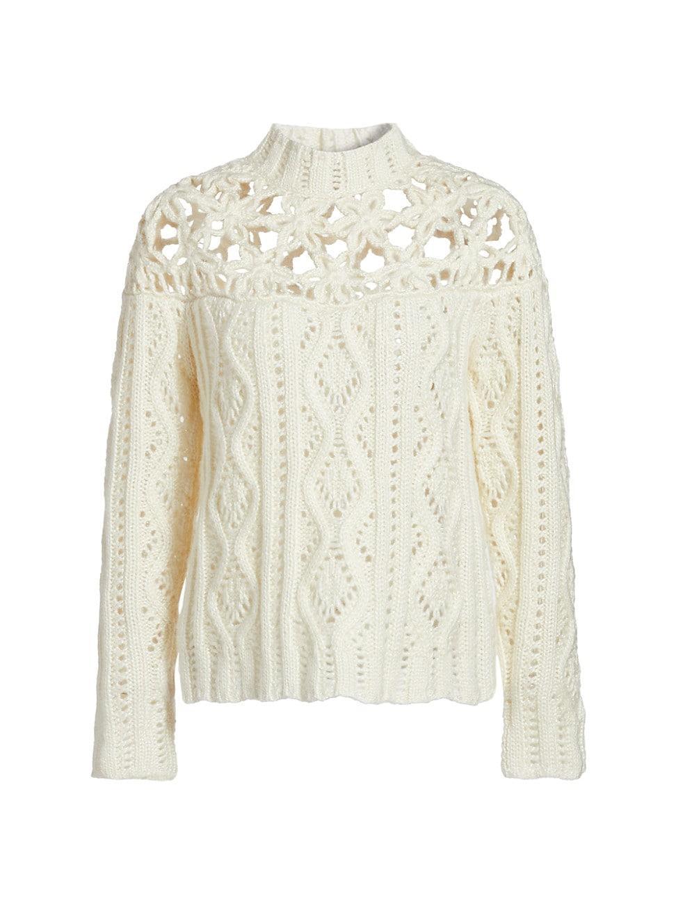 Womens Flora Cutout Sweater Product Image