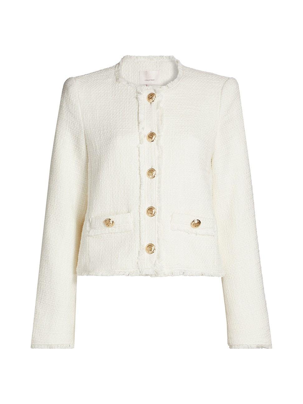 Womens Christie Cotton Tweed Jacket Product Image