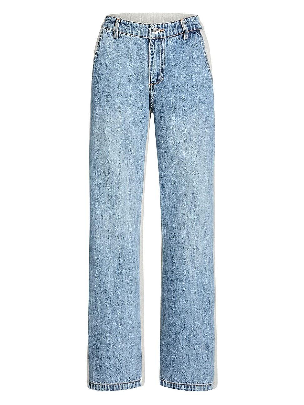 Womens Payton Terry Denim Pants Product Image