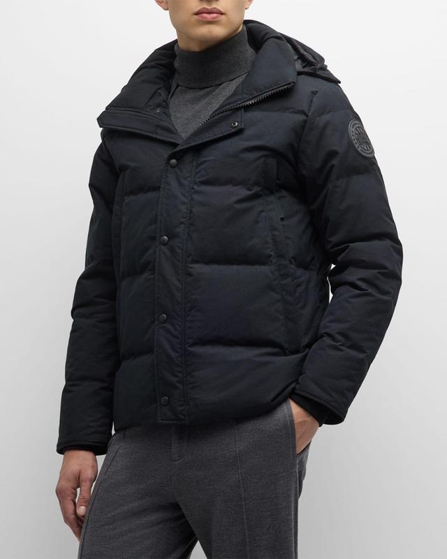 Mens Wyndham Hooded Slim-Fit Down Parka Product Image