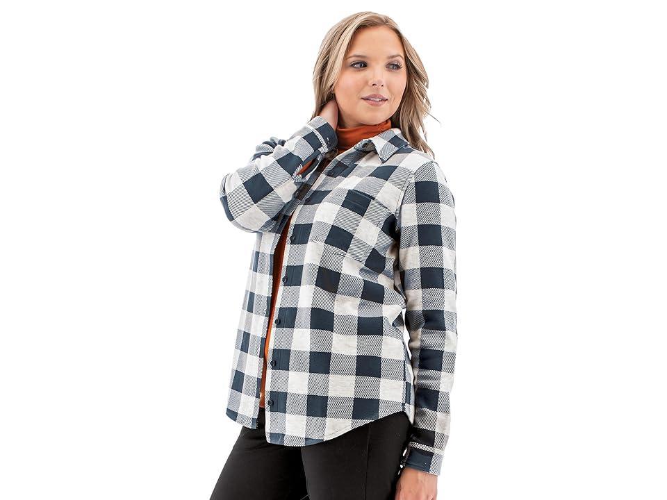 Aventura Clothing Luscious Plaid Shirt (Sky Captain) Women's Clothing Product Image