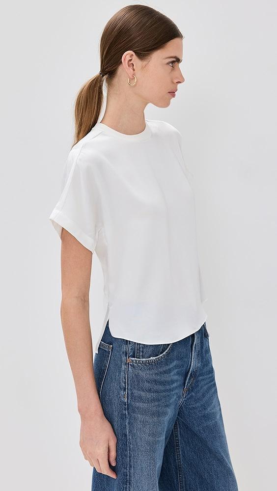 SIMKHAI Addy Knit Back T-Shirt | Shopbop Product Image