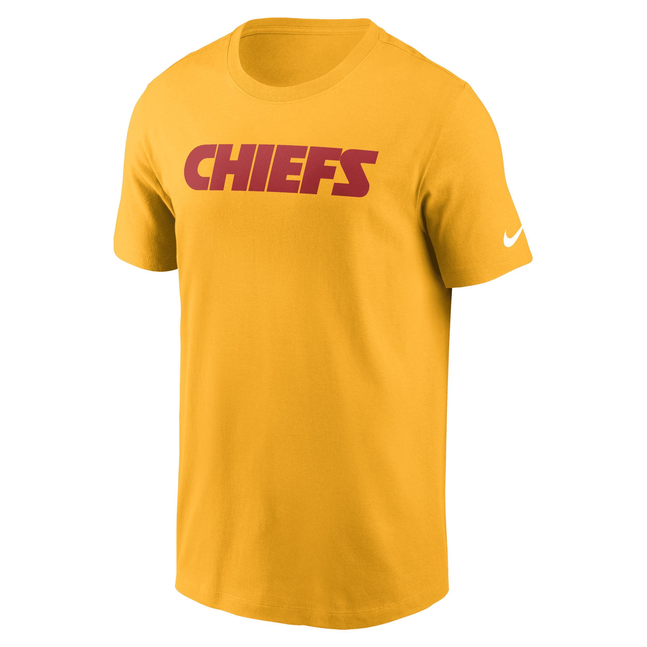 Kansas City Chiefs Primetime Wordmark Essential Nike Men's NFL T-Shirt Product Image