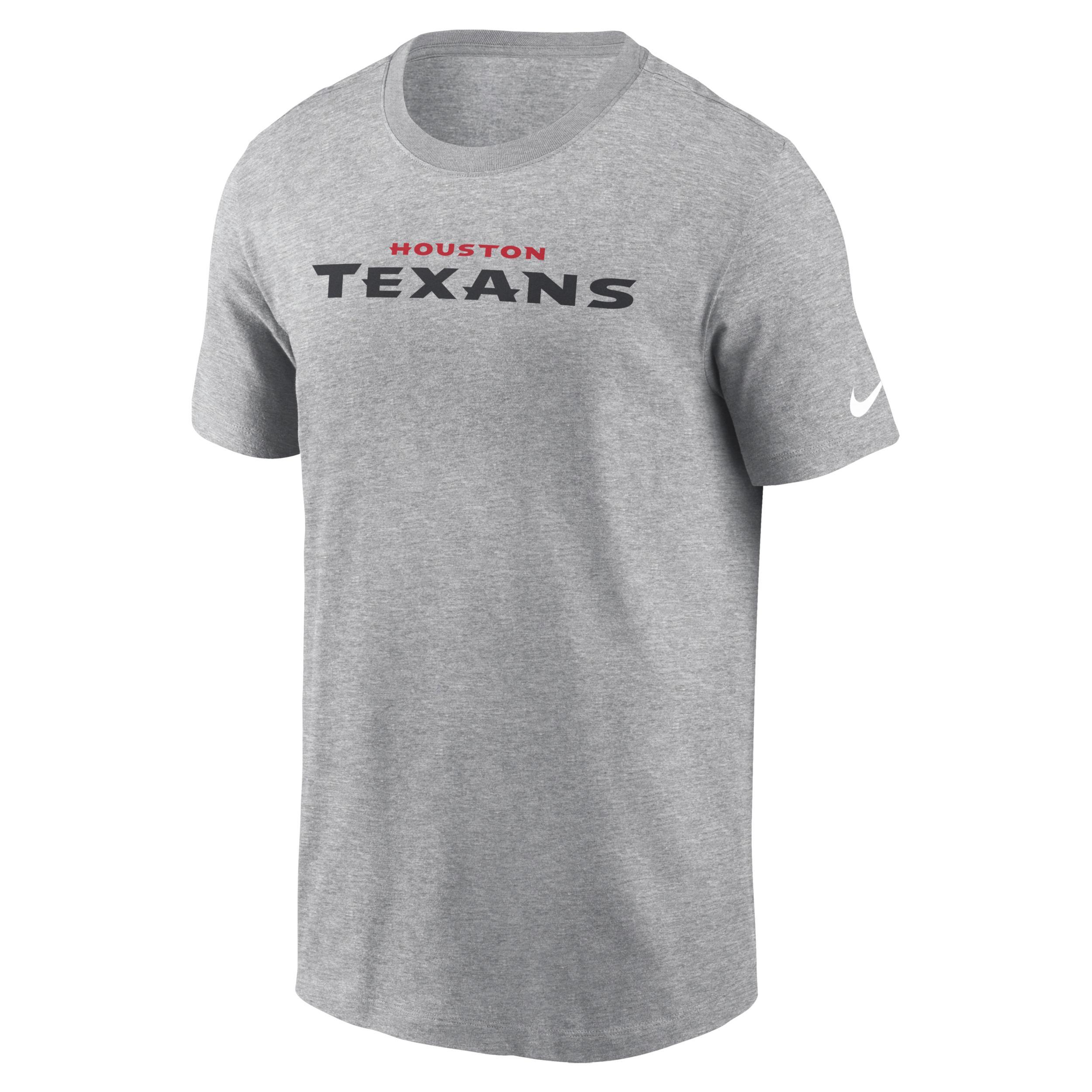 Houston Texans Primetime Wordmark Essential Nike Men's NFL T-Shirt Product Image