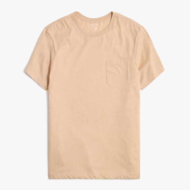 Cotton-blend washed jersey pocket tee Product Image