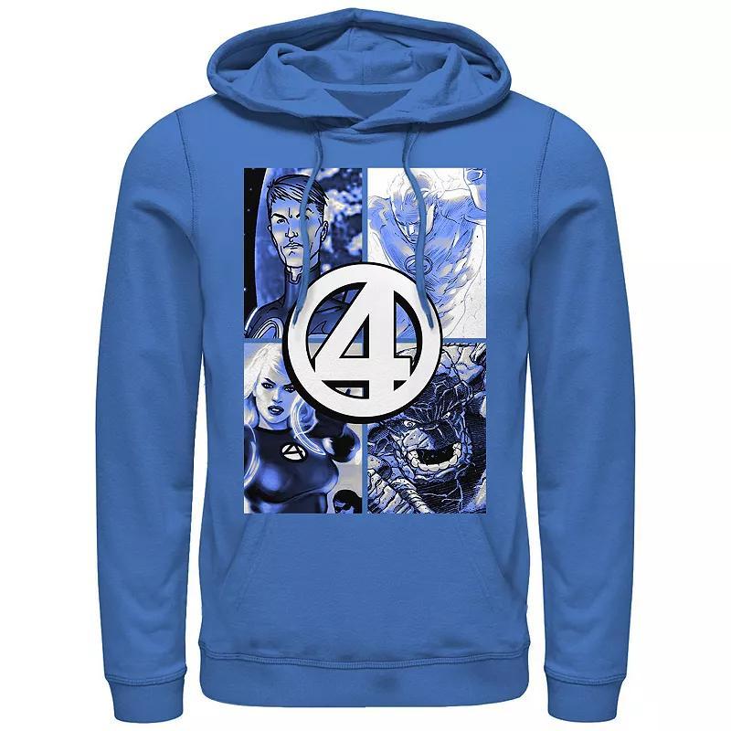 Mens Marvel Fantastic Four Team Portraits Graphic Hoodie Product Image