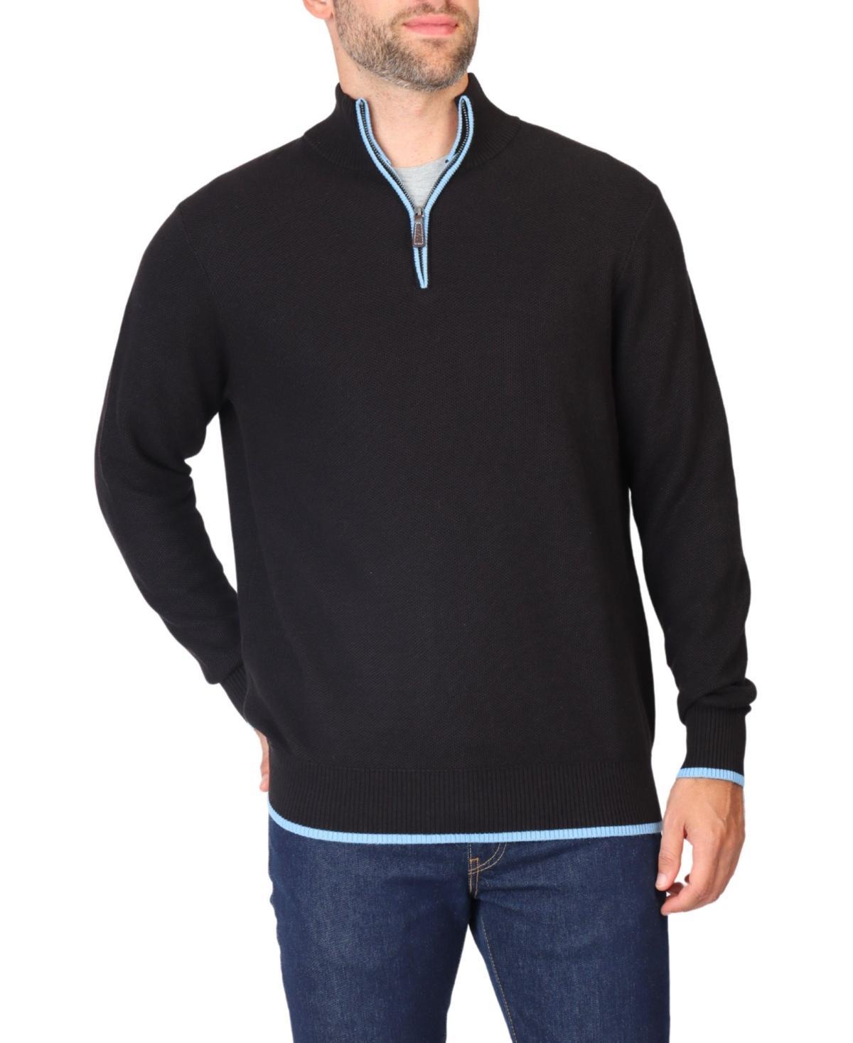 Tailorbyrd Mens Waffle Quarter Zip Product Image