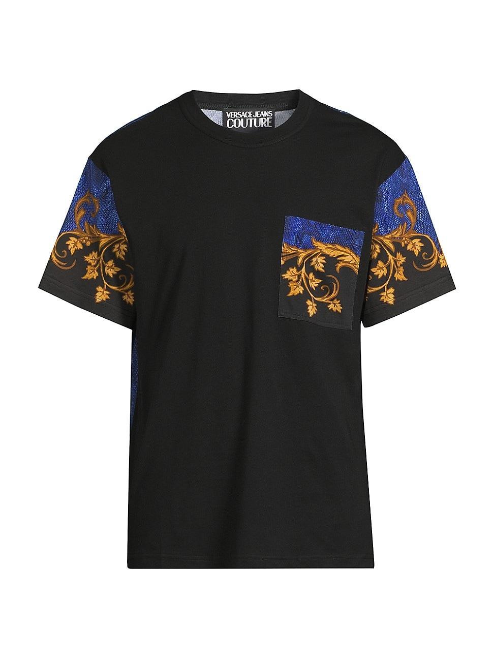 Mens Printed Crewneck T-Shirt Product Image