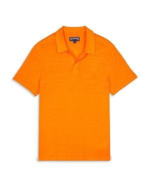 Mens Pyramid Linen Polo Shirt Product Image