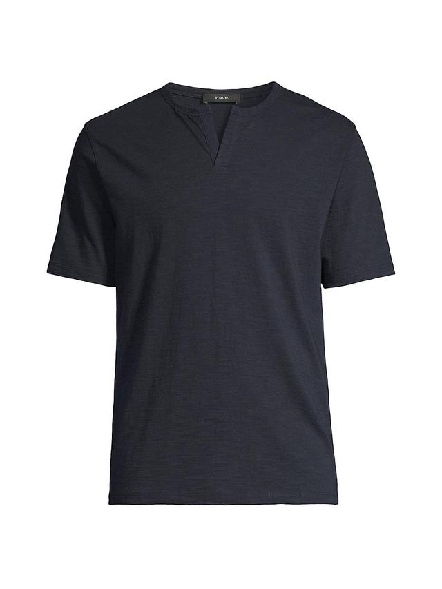 Vince Slub Split Neck T-Shirt Product Image