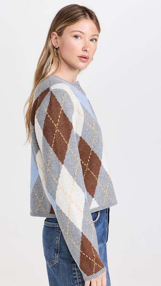 ALIGNE Aggie Argyle Cardigan | Shopbop Product Image