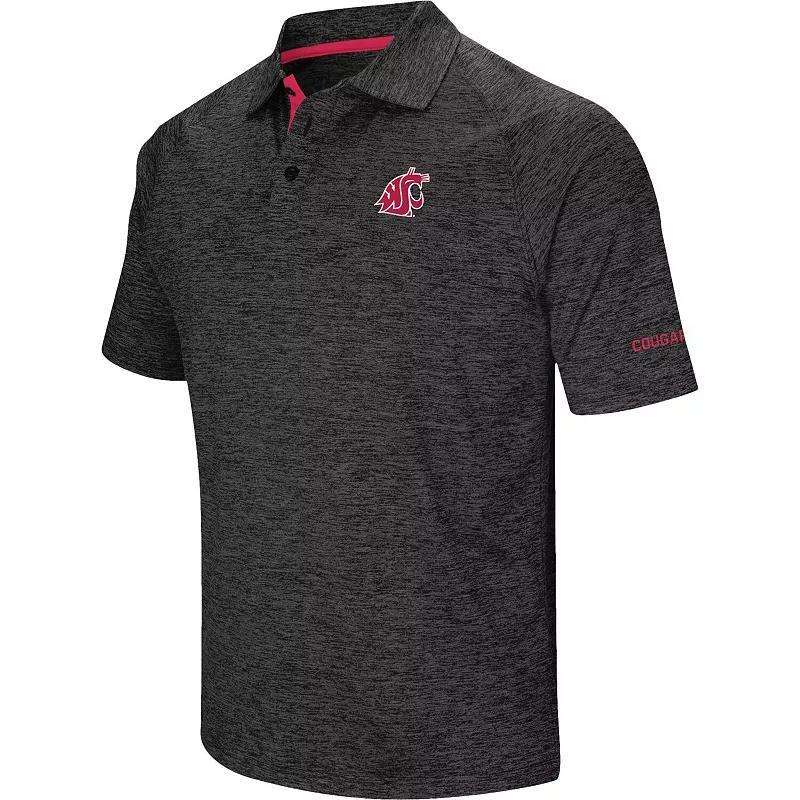 Mens Colosseum Black Louisville Cardinals Down Swing Polo Product Image