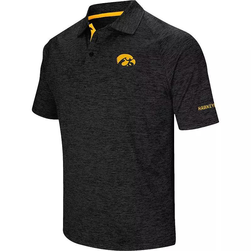 Mens Colosseum Black Houston Cougars Down Swing Polo Product Image