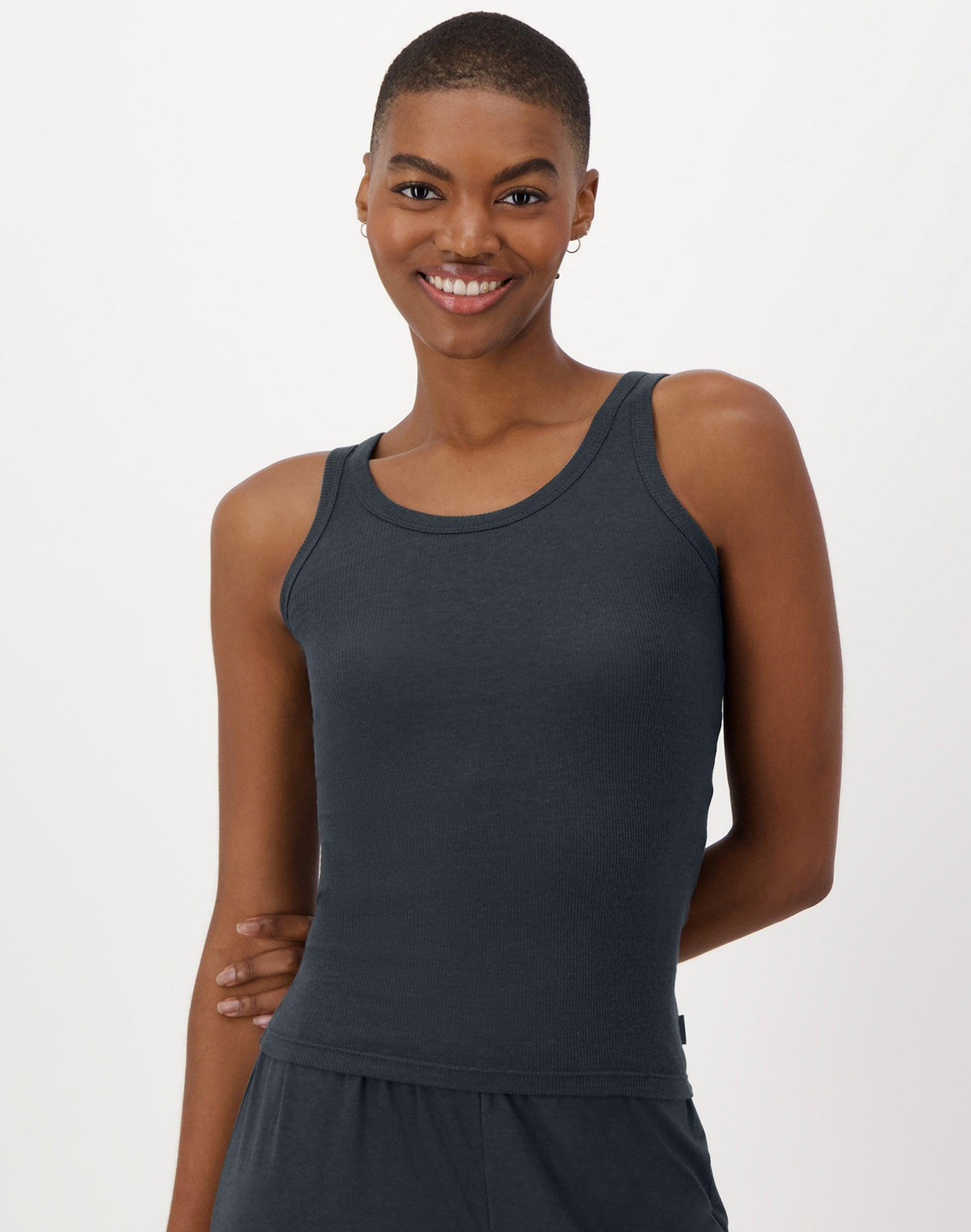 Hanes Originals Women’s SuperSoft Comfywear Rib Tank Top Product Image