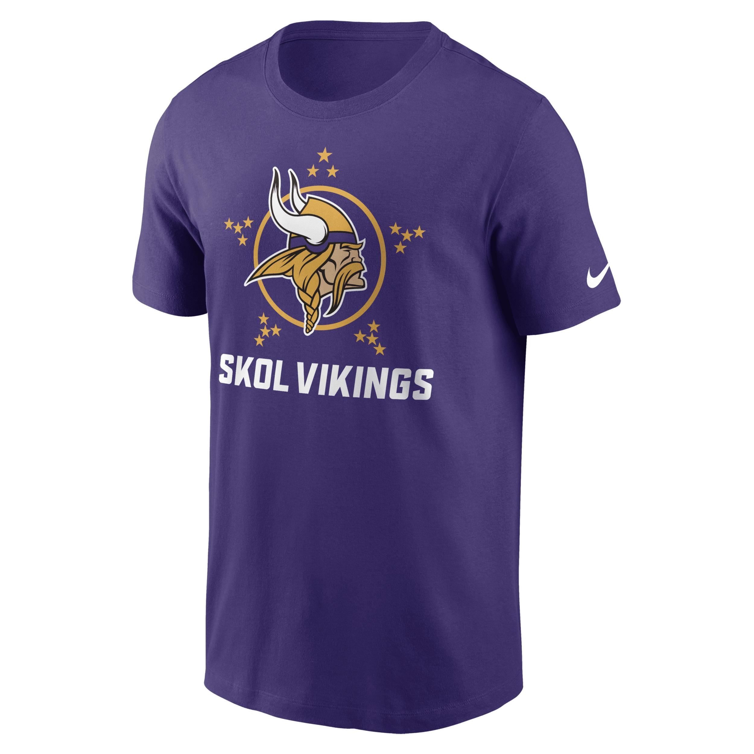 Mens Nike  Purple Minnesota Vikings Local Essential T-Shirt Product Image