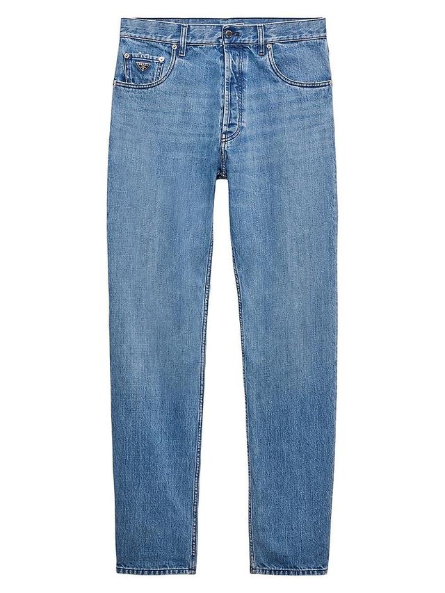 Mens Low-Rise Denim Jeans Product Image