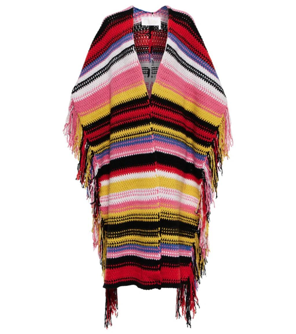 Cashmere And Wool Shawl In Multicolor Product Image