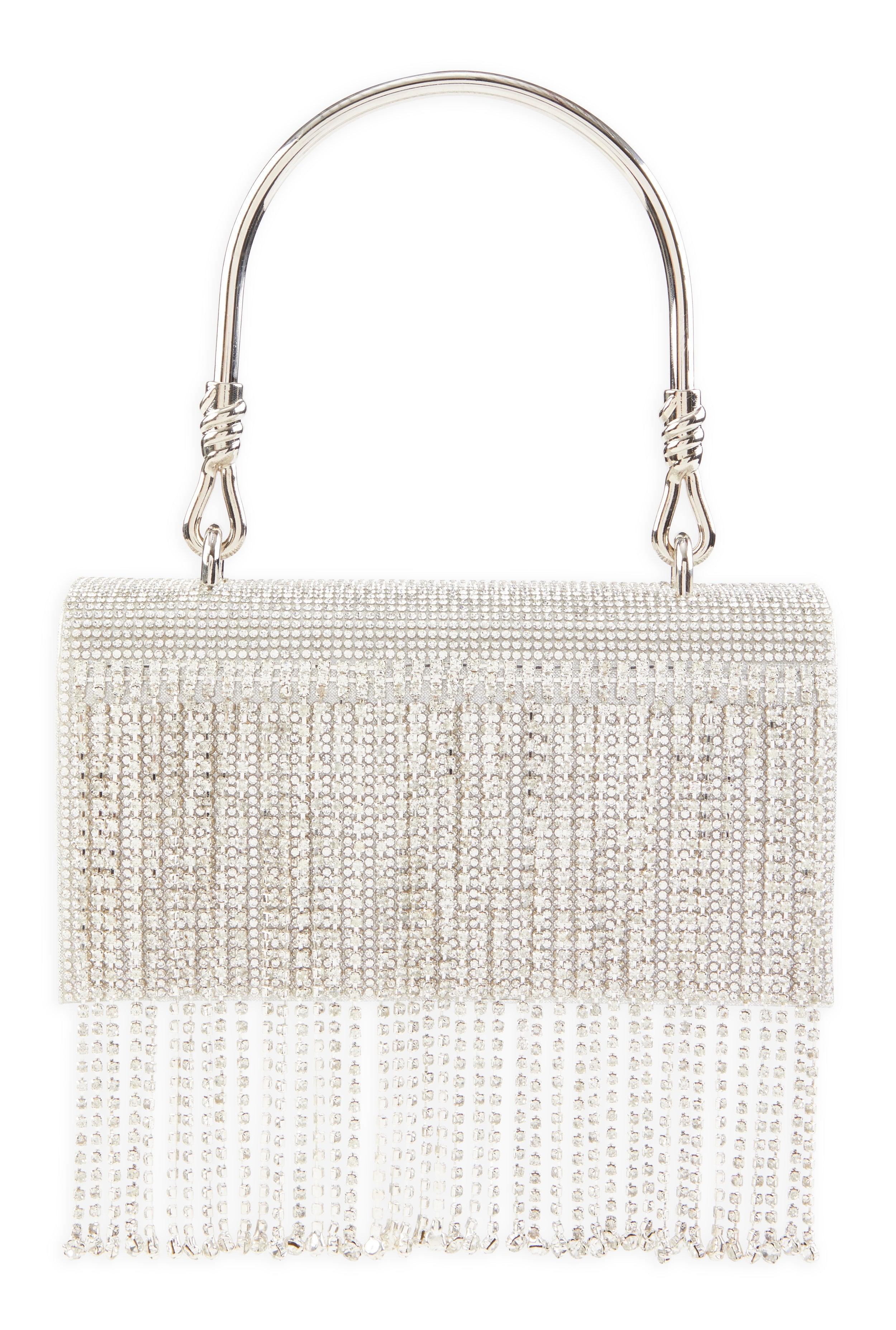 Rhinestone Fringe Mini Purse Female Product Image