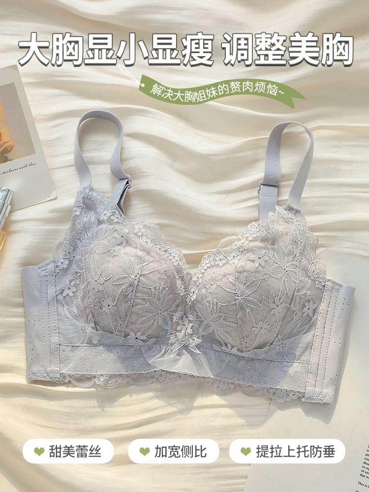 Bow Lace Bra Product Image