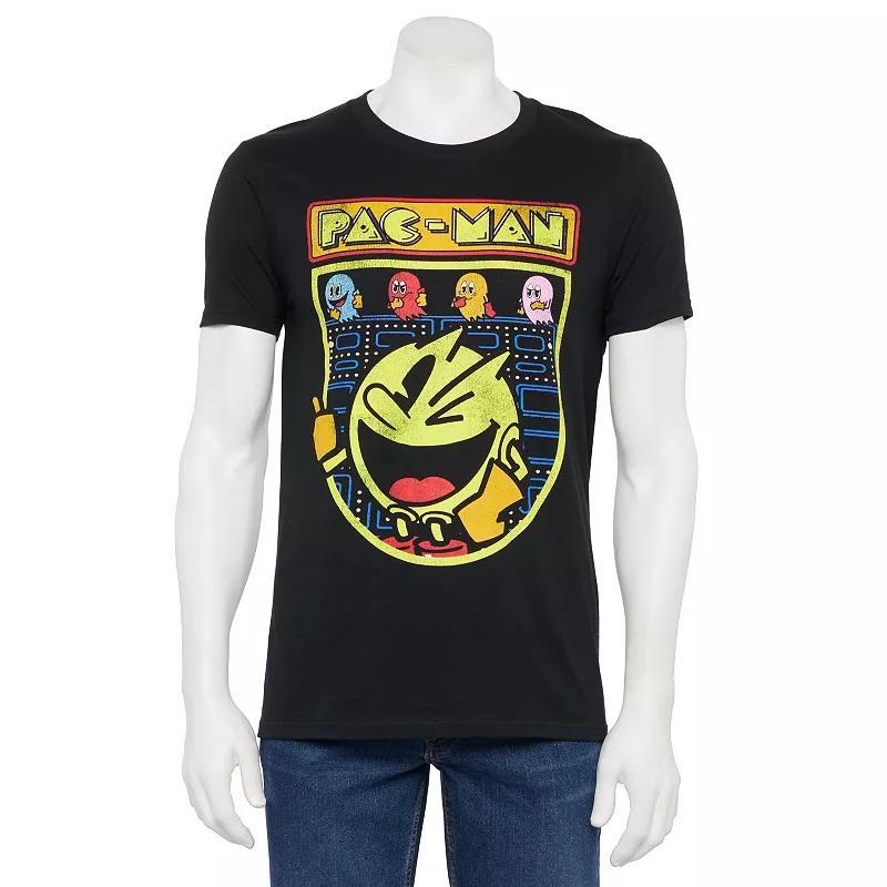 Mens Pacman Classic 2D Art Graphic Tee Product Image