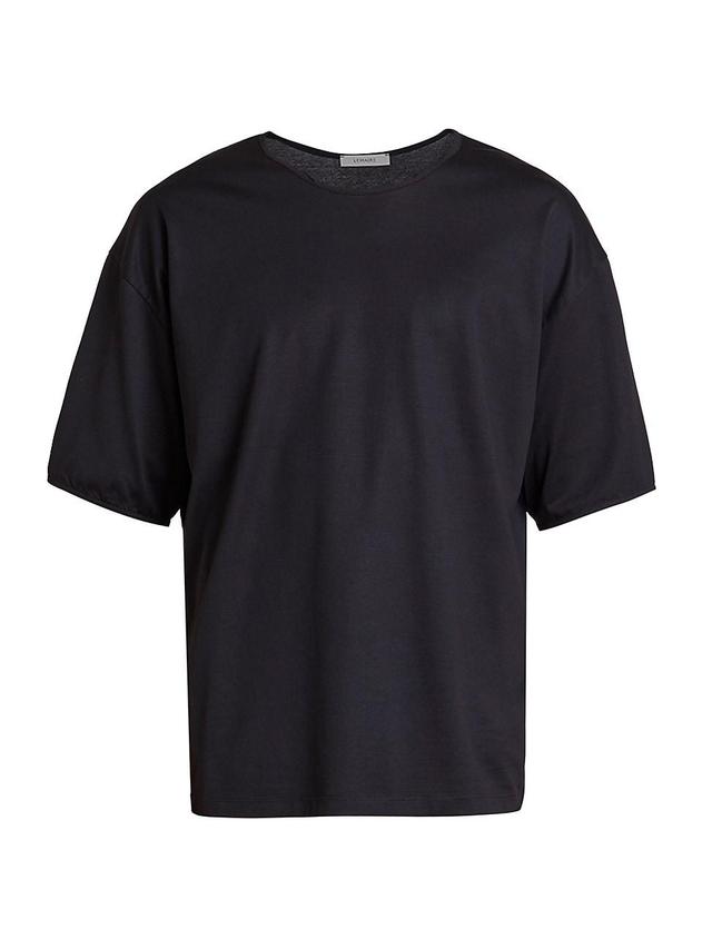 Mens Silk Crewneck T-Shirt Product Image