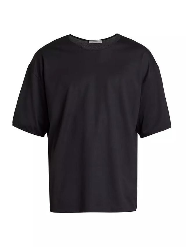 Silk Crewneck T-Shirt Product Image