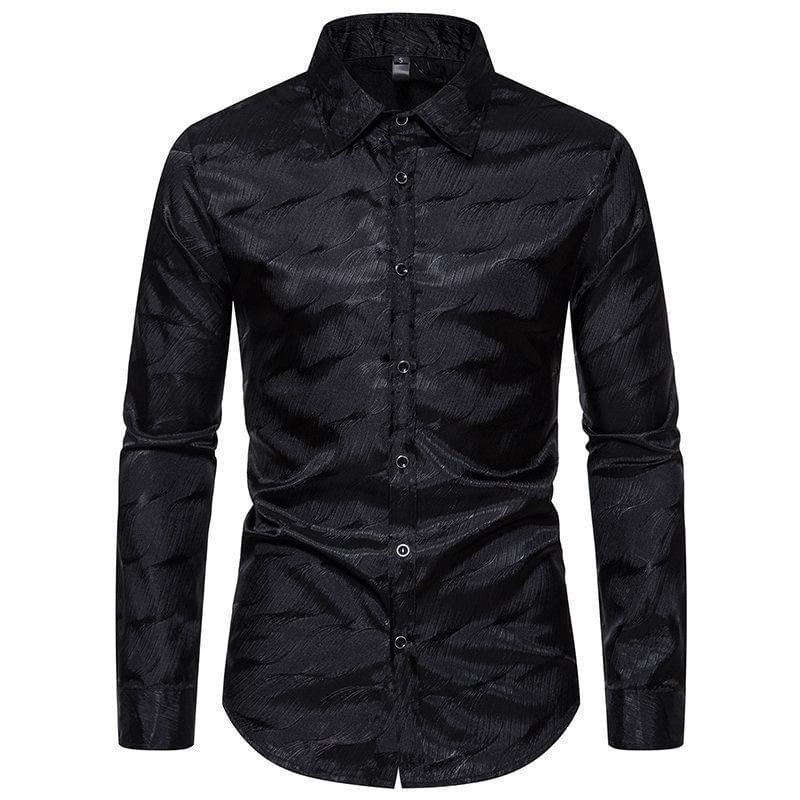 Long-Sleeve Glossy Shirt Product Image