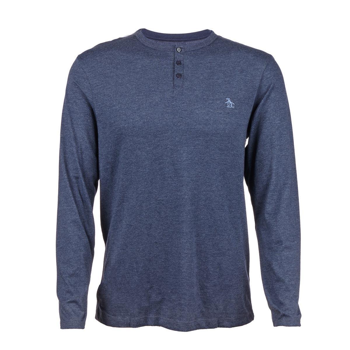 Penguin Men's Henley Long Sleeve Shirt Product Image