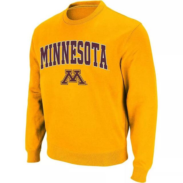 Mens Colosseum Minnesota en Gophers Arch & Logo Crew Neck Sweatshirt Product Image