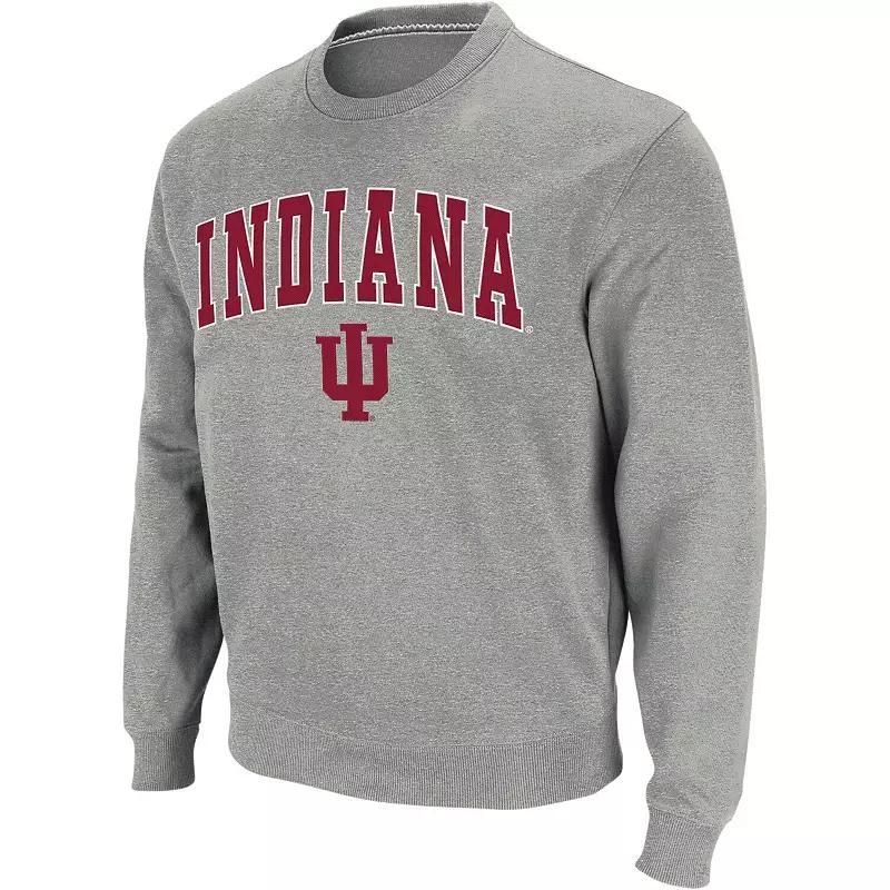 Colosseum Mens Indiana Hoosiers Arch Logo Crew Neck Sweatshirt Product Image